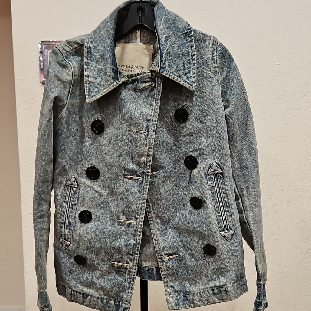 Denim & Supply Ralph Lauren Denim Pea Coat - Sz XS